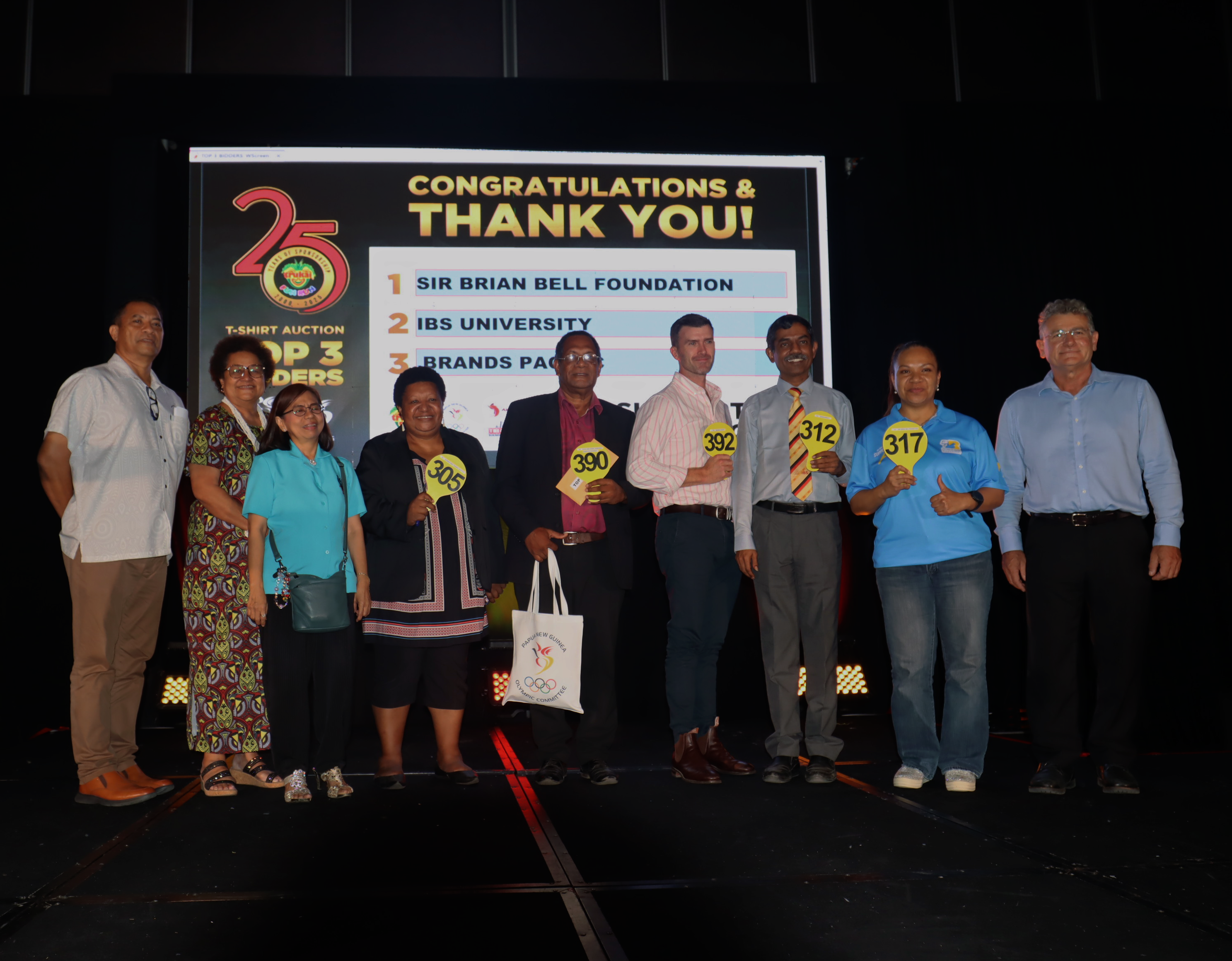 Port Moresby Bids Big: K258, 000 Raised at Thrilling Trukai Fun Run Auction